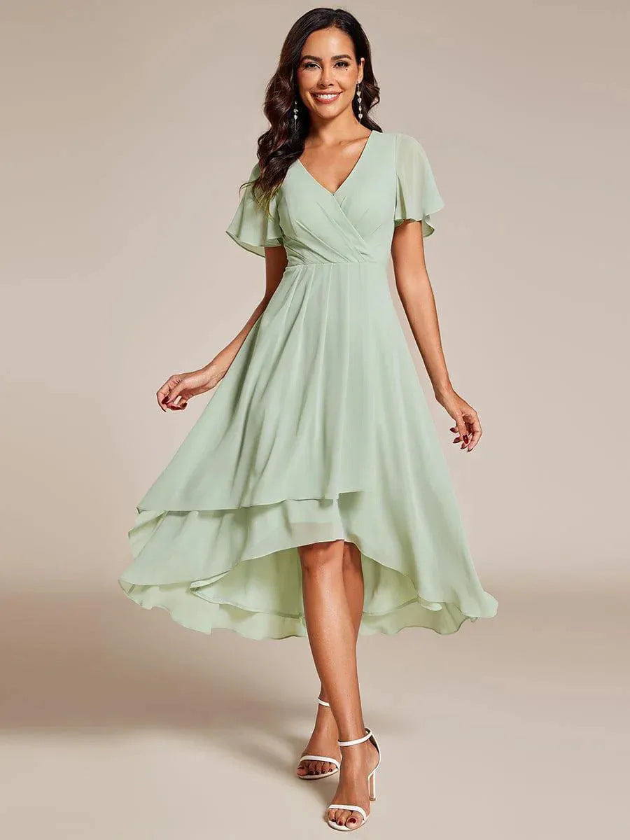 Morgan - Airy Silk Chiffon Dress  Drako Watches