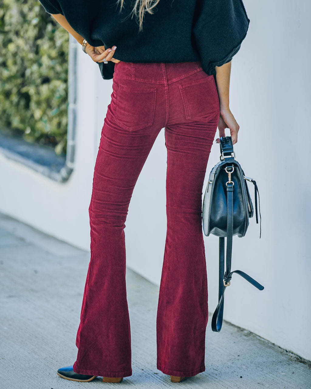 Women’s Flared Pants | Elastic Waist & Corduroy Fabric | Comfortable Fit | Casual Wear  Drako™️