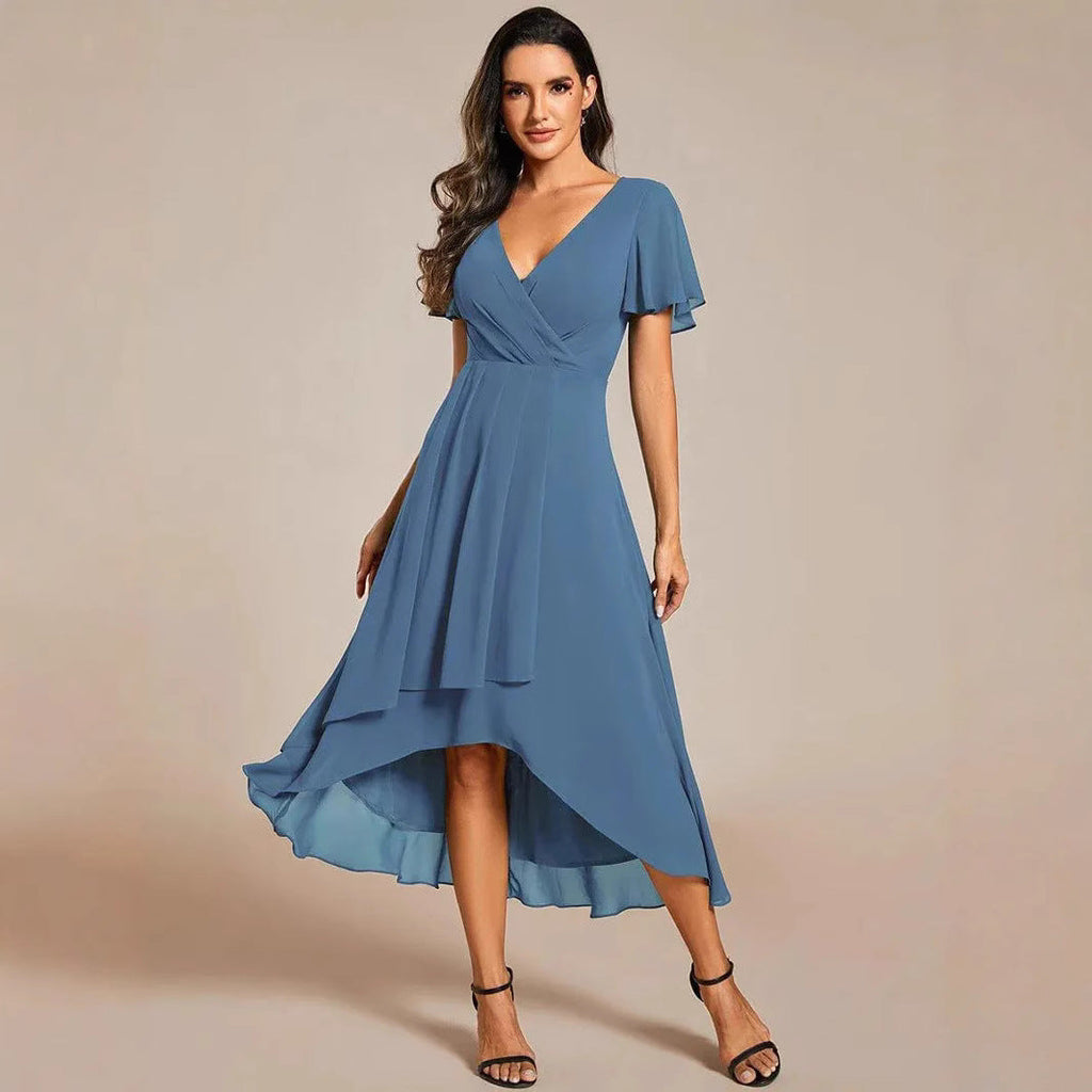 Morgan - Airy Silk Chiffon Dress  Drako Watches