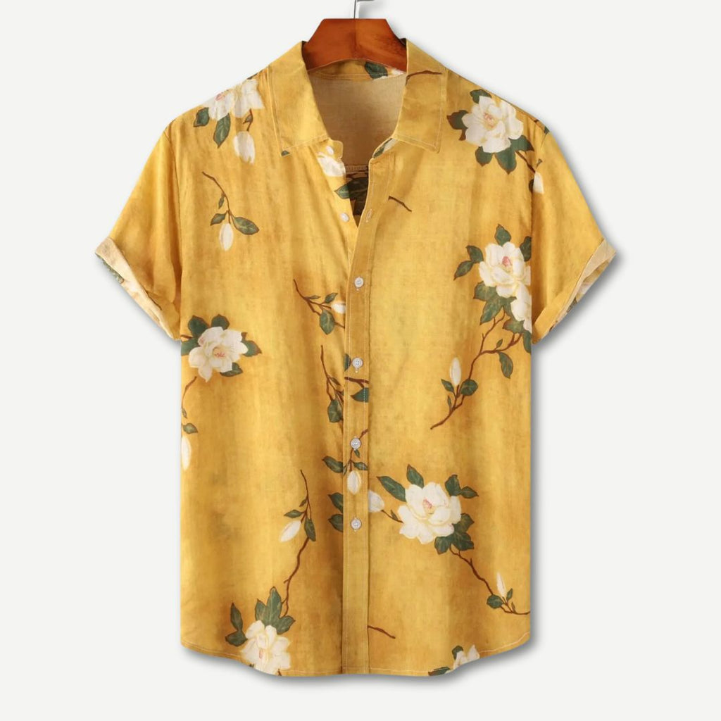 Relaxed Floral Breeze Shirt  Drako Watches