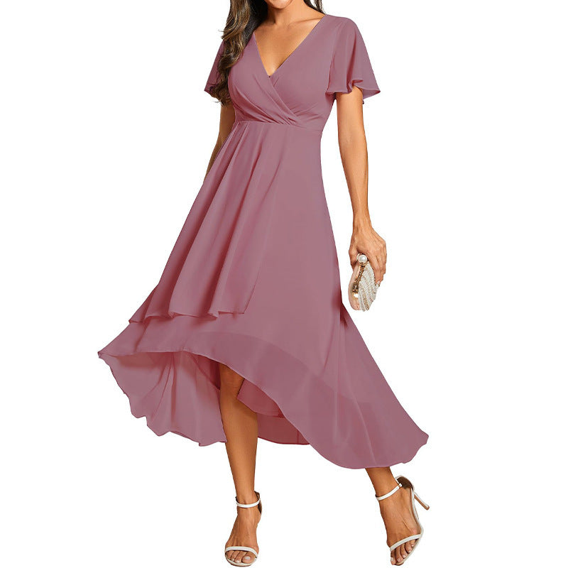 Morgan - Airy Silk Chiffon Dress  Drako Watches