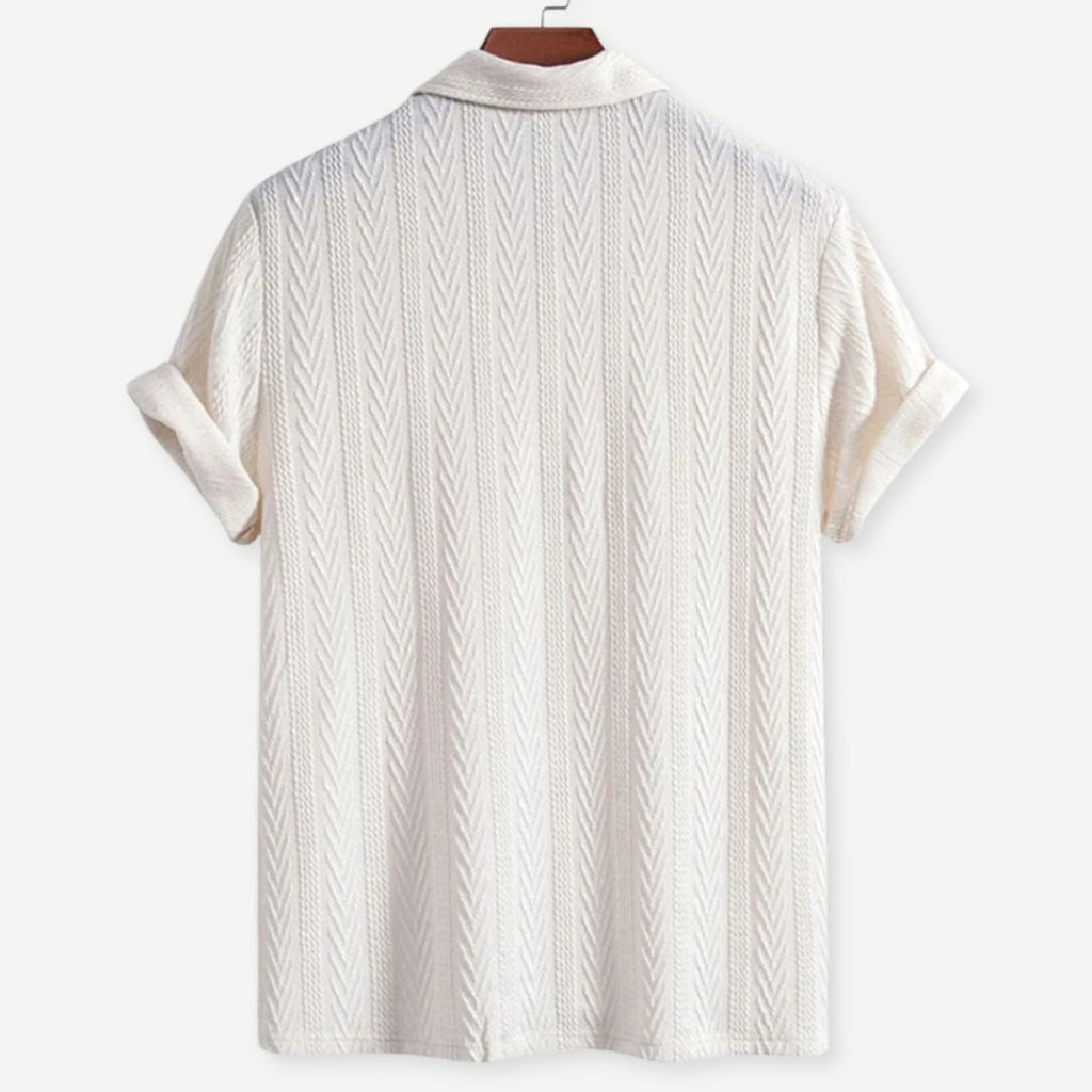Air-Knit Ivory Polo  Drako™️
