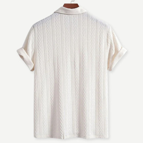 Air-Knit Ivory Polo  Drako™️