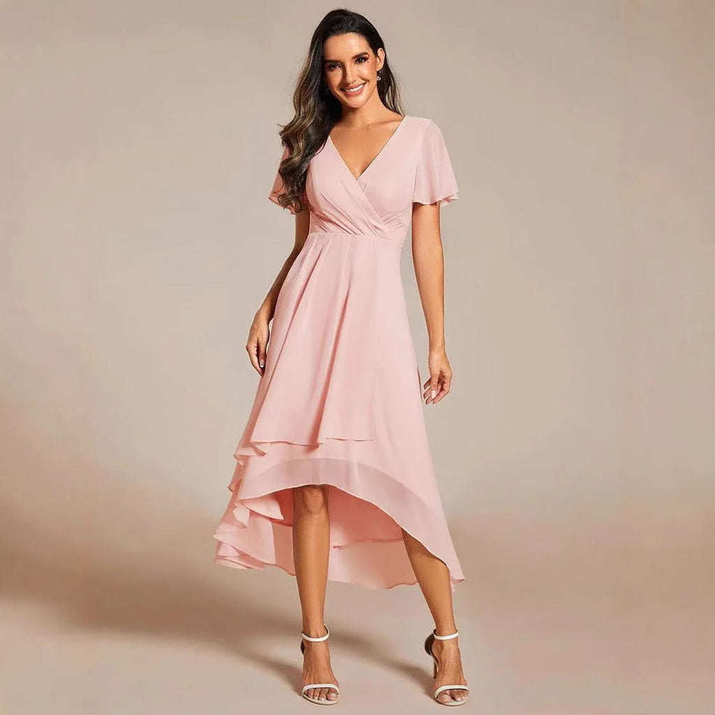 Morgan - Airy Silk Chiffon Dress  Drako Watches