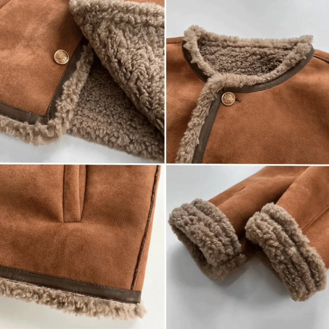 Clémence Soft and Elegant Sherpa Jacket  Drako Watches