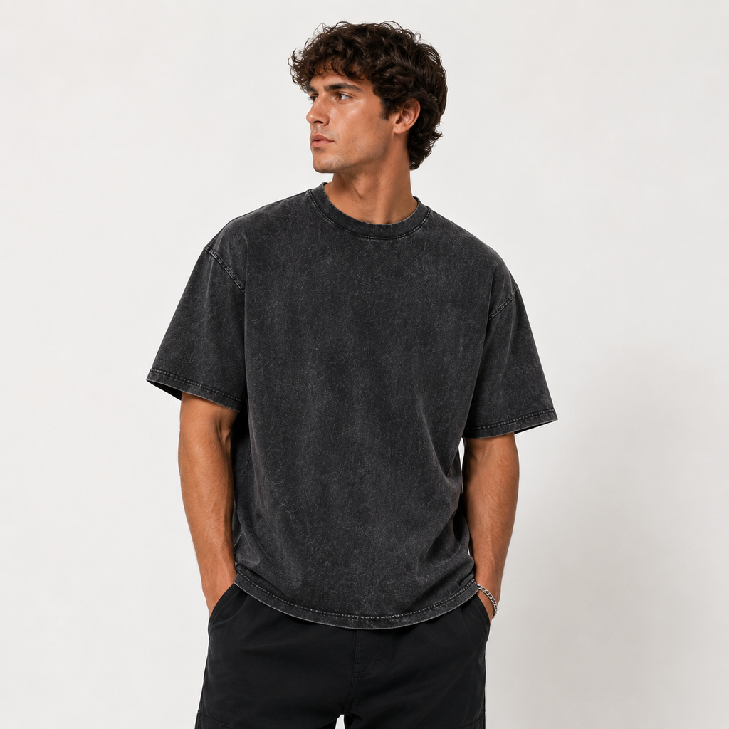 Siena Acid Wash Oversized Tee