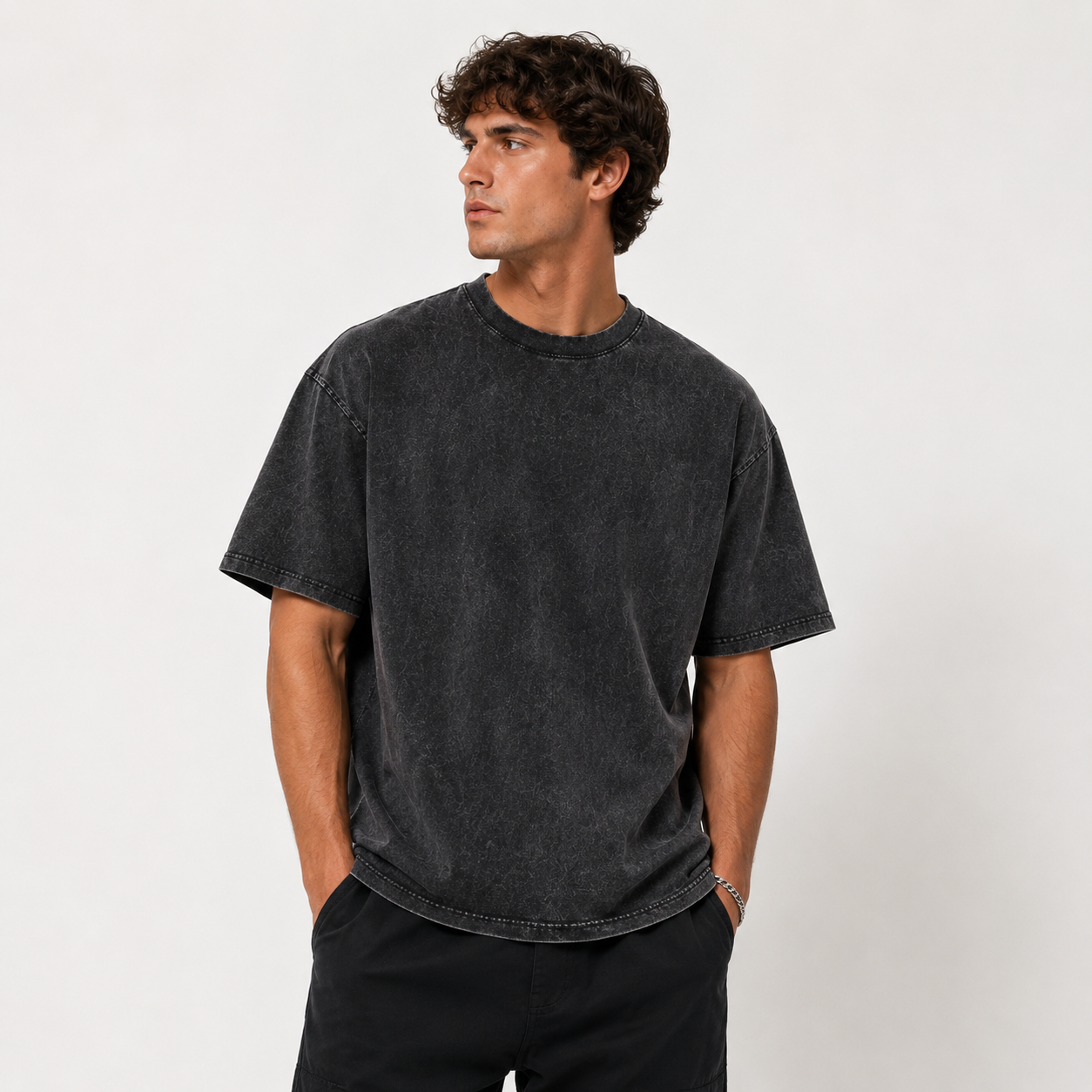 Siena Acid Wash Oversized Tee