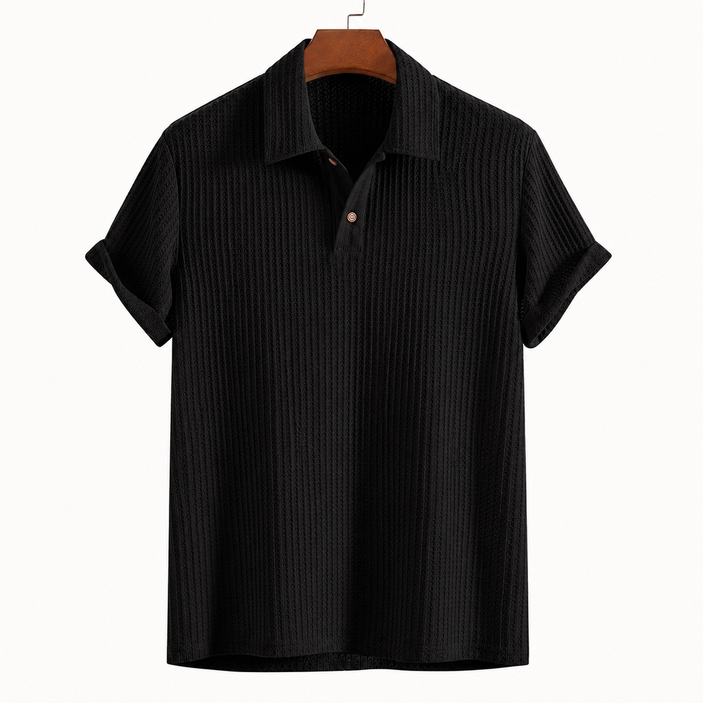 Valenza Textured Knit Polo