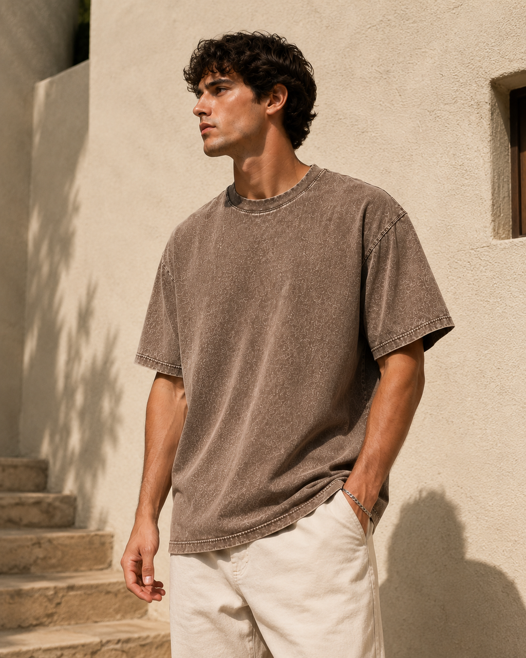 Siena Acid Wash Oversized Tee