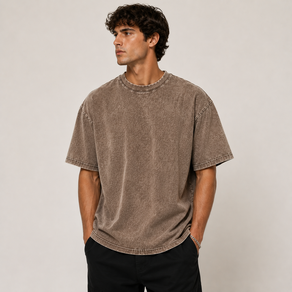 Siena Acid Wash Oversized Tee