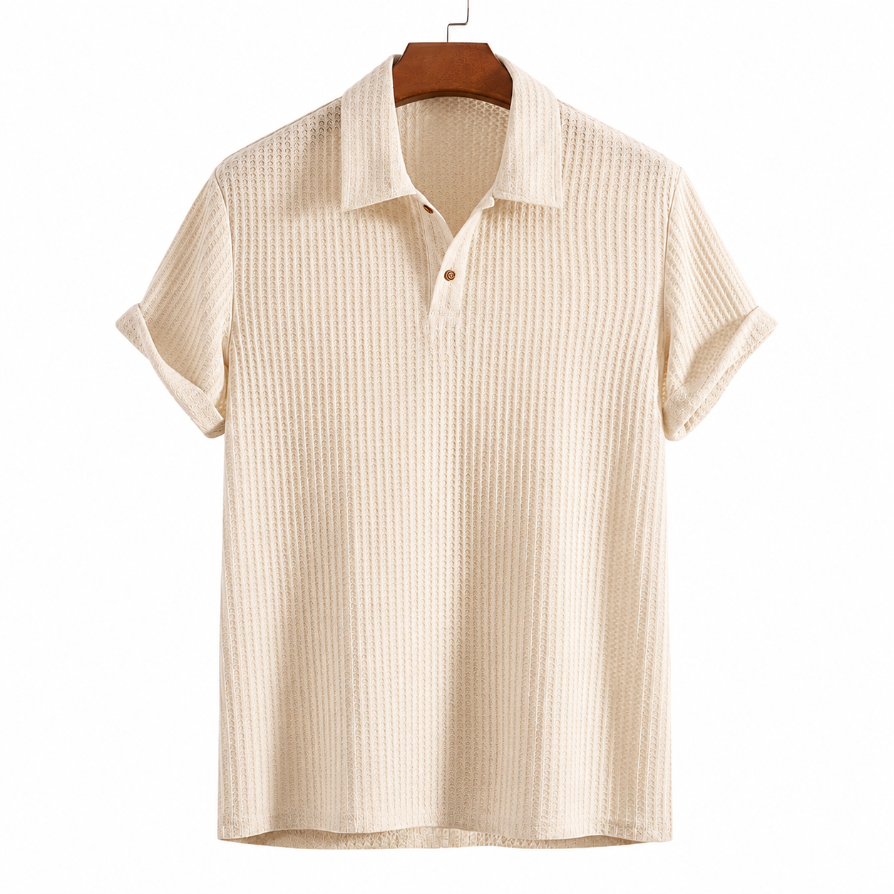 Valenza Textured Knit Polo