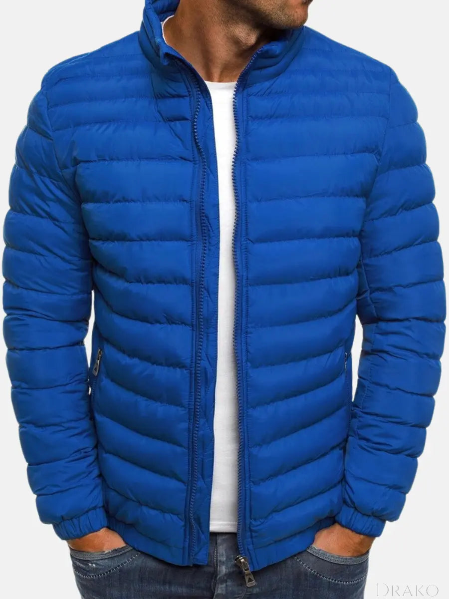 Daven Men’s Quilted Puffer Jacket  Drako Watches