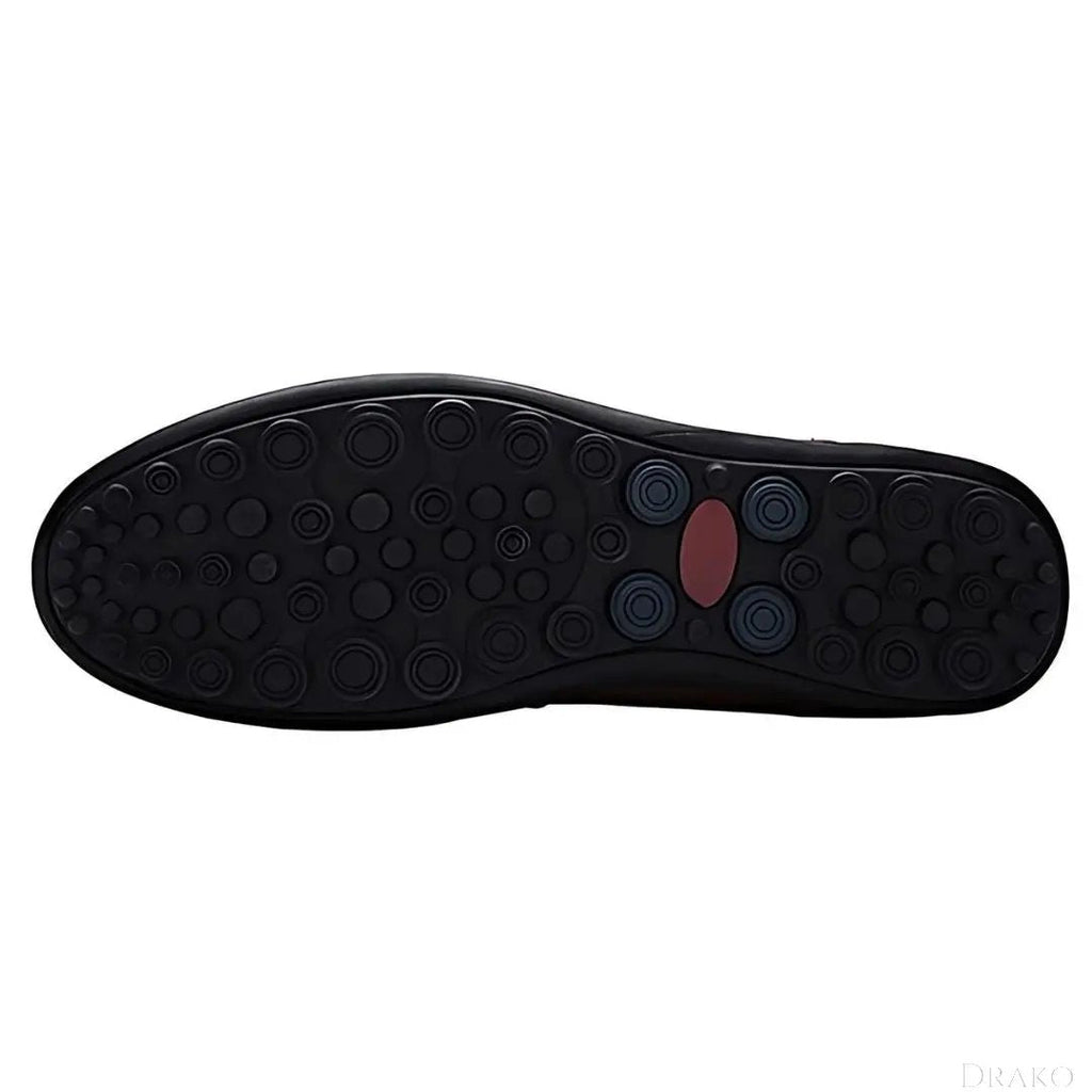 Genuine Leather "Air-Flow" Loafers  Drako Watches