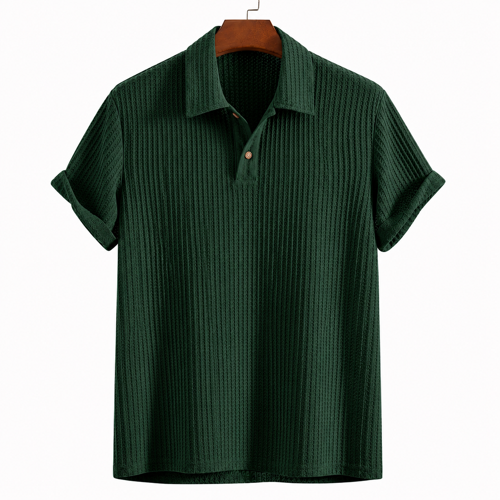 Valenza Textured Knit Polo