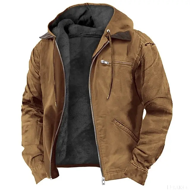 Kennedy Men’s Lined Hooded Jacket  Drako Watches