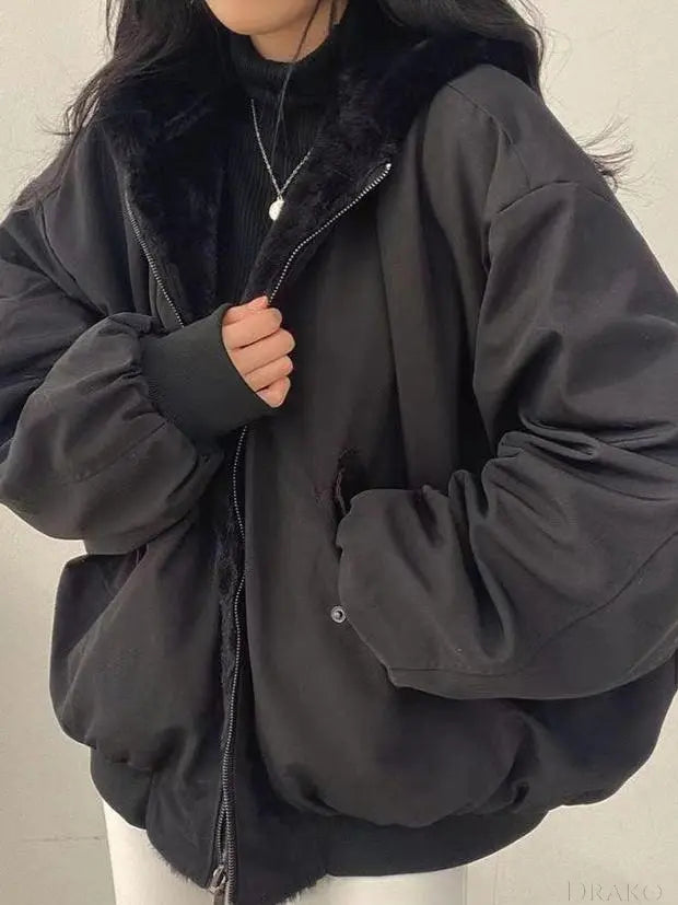 Lyra Women’s Oversized Blouson Jacket  Drako Watches