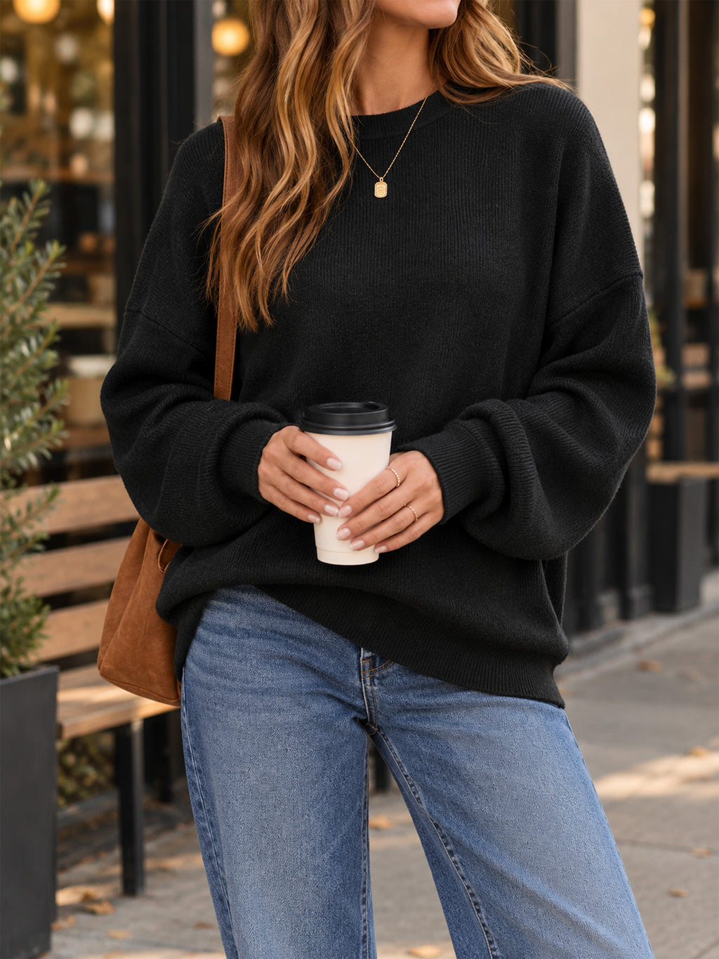 Margot Relaxed Knit Sweater