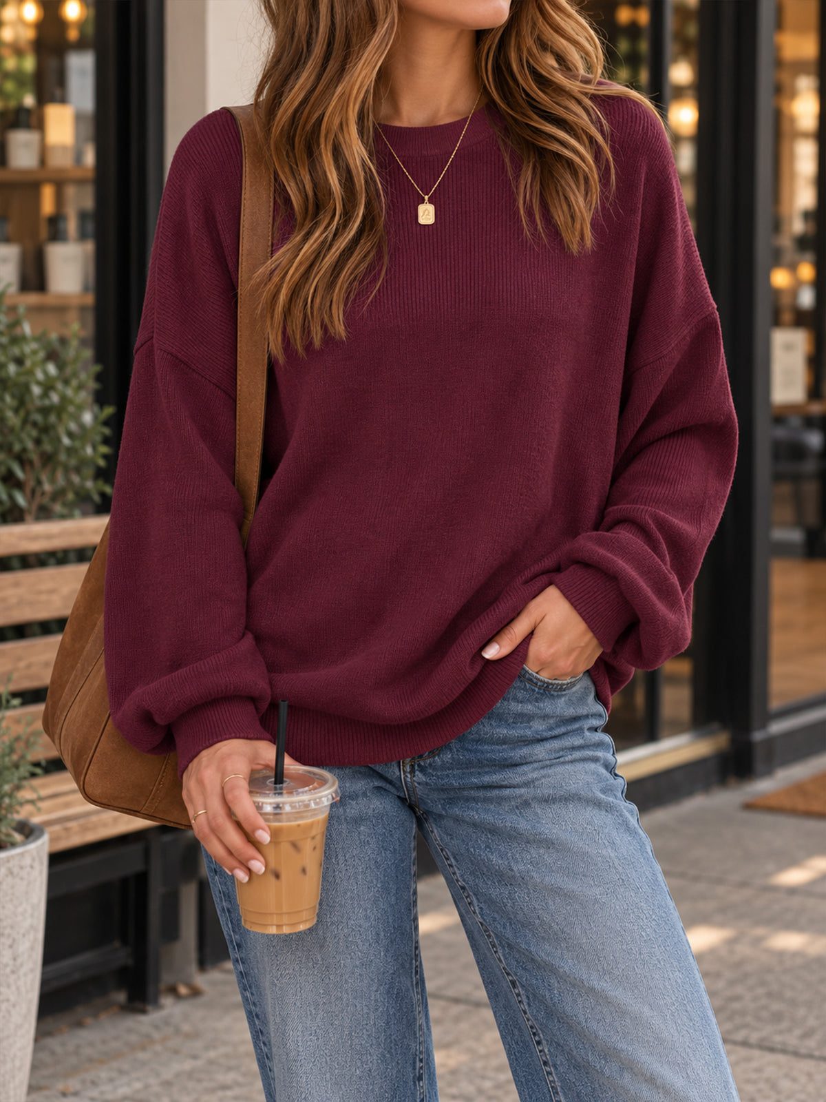Margot Relaxed Knit Sweater