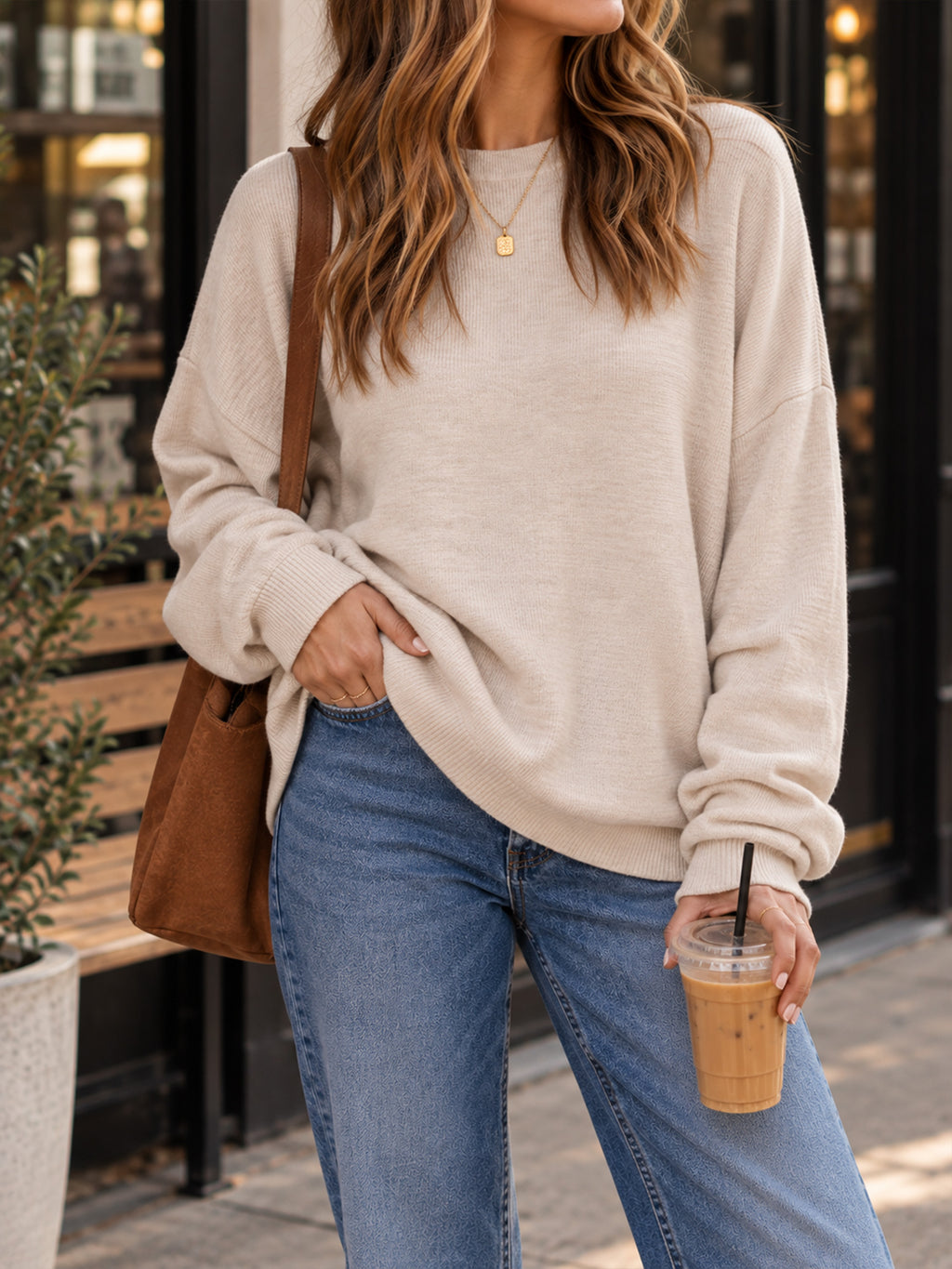 Margot Relaxed Knit Sweater