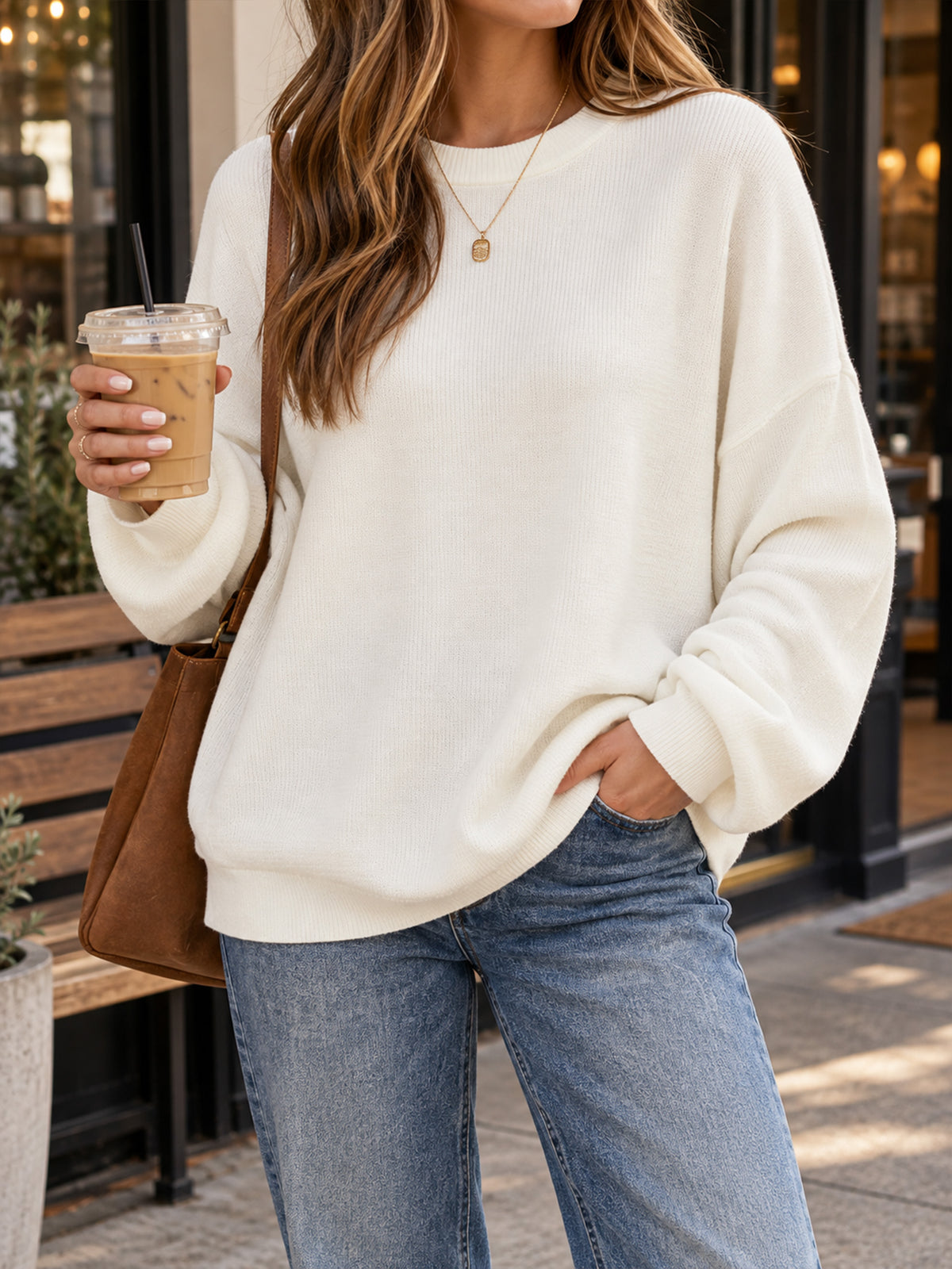 Margot Relaxed Knit Sweater
