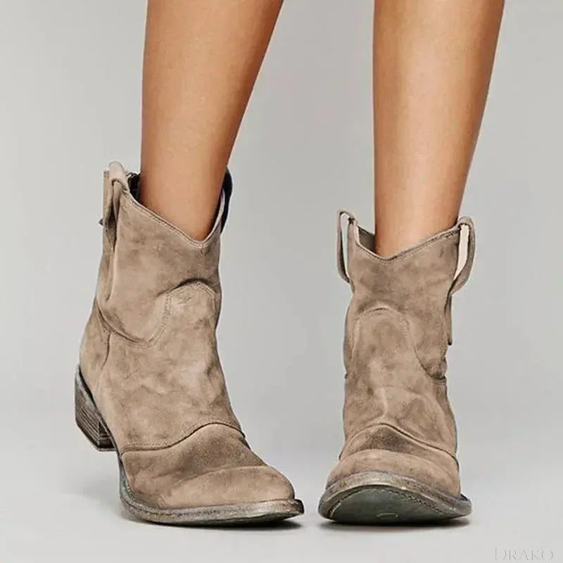 Marlow Women’s Cowgirl Ankle Boots  Drako Watches