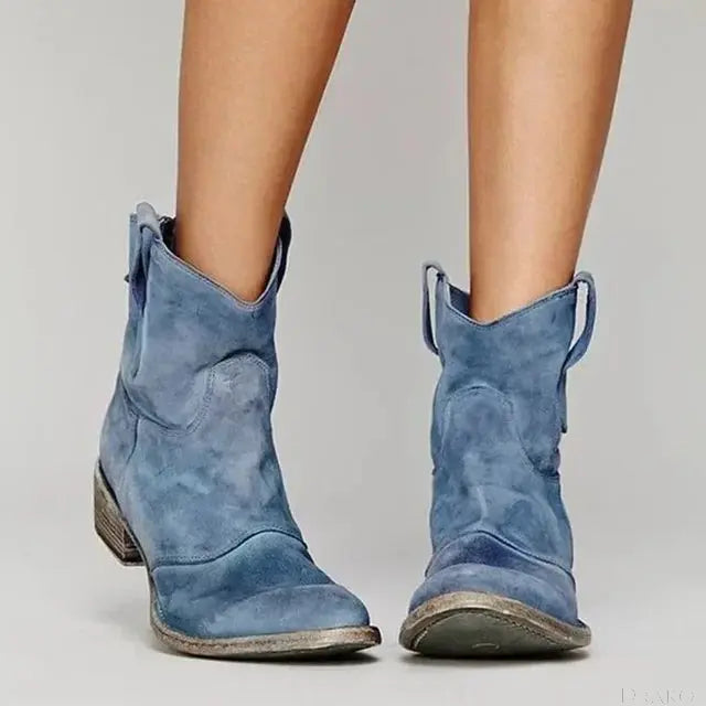 Marlow Women’s Cowgirl Ankle Boots  Drako Watches