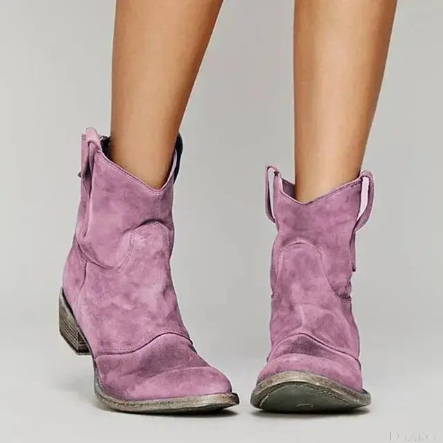Marlow Women’s Cowgirl Ankle Boots  Drako Watches