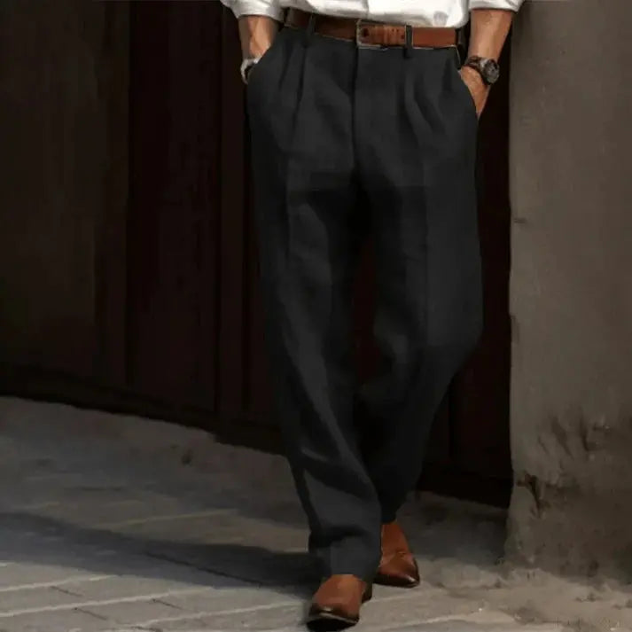 Mercer Men’s Classic Wide Leg Trousers  Drako Watches