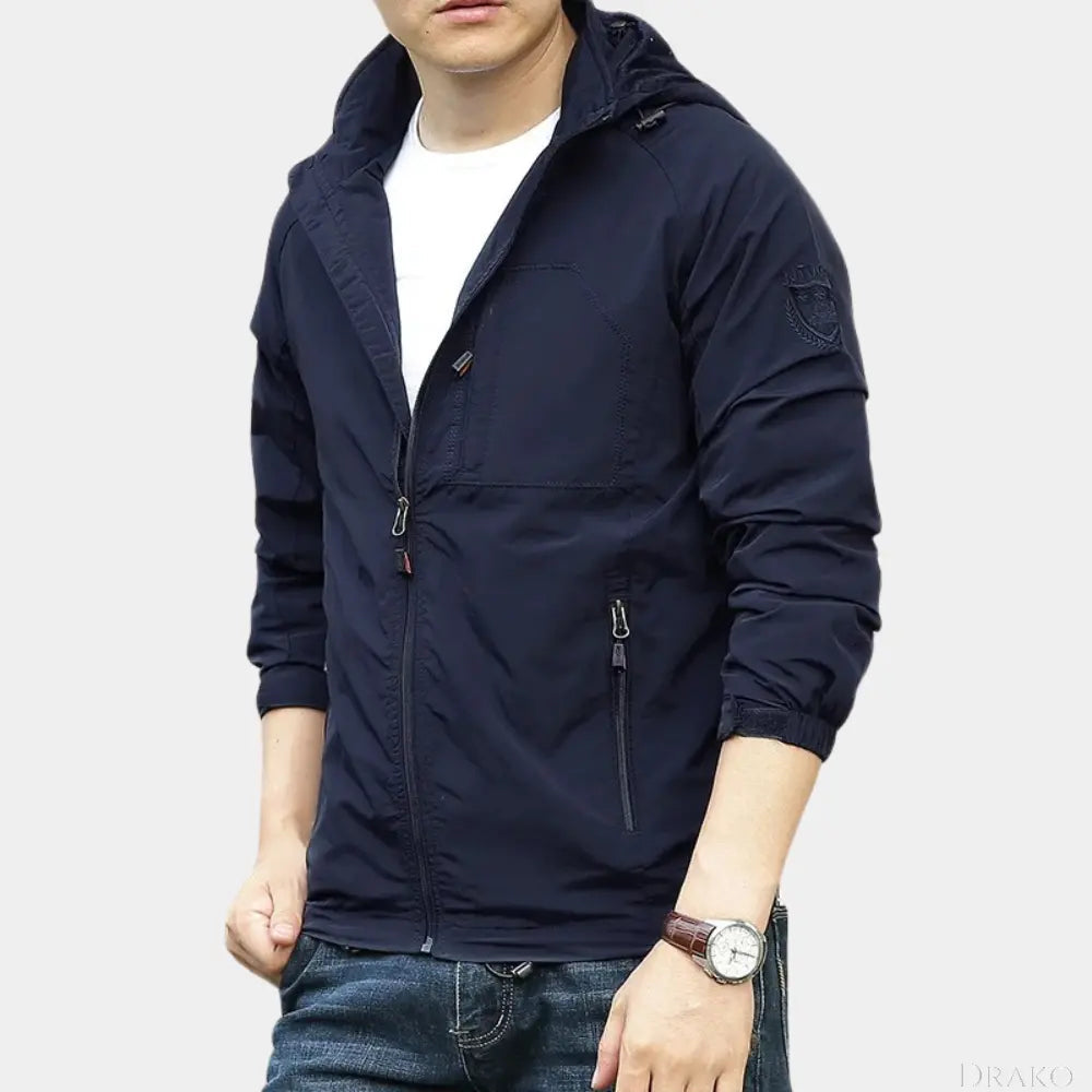 Orion Men’s Casual Zip Jacket  Drako Watches
