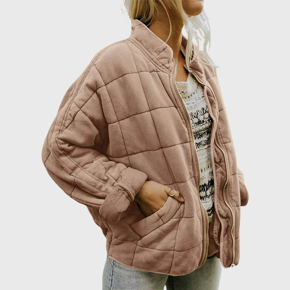 Amélie Warm and Modern Quilted Zip Jacket  Drako Watches