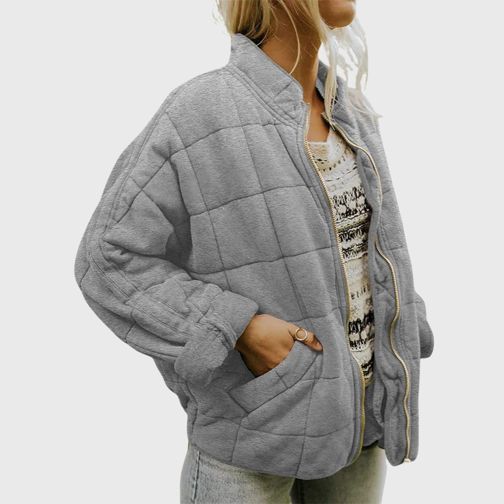 Amélie Warm and Modern Quilted Zip Jacket  Drako Watches