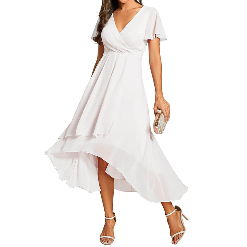 Morgan - Airy Silk Chiffon Dress  Drako Watches