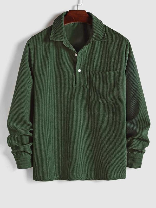 Vintage Corduroy Polo  Drako™️