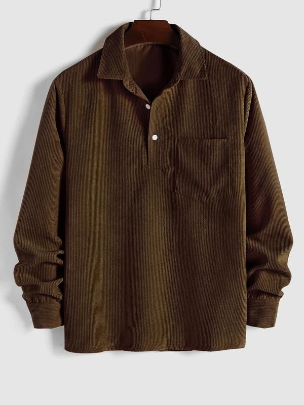 Vintage Corduroy Polo  Drako™️