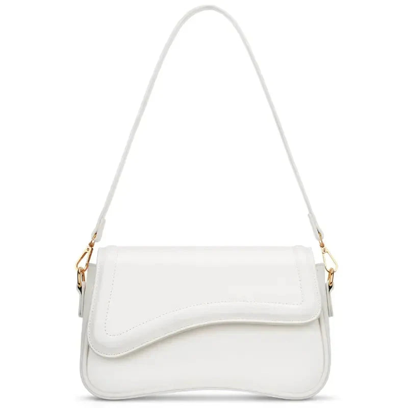 Ravello Curved Flap Shoulder Bag  Drako™️