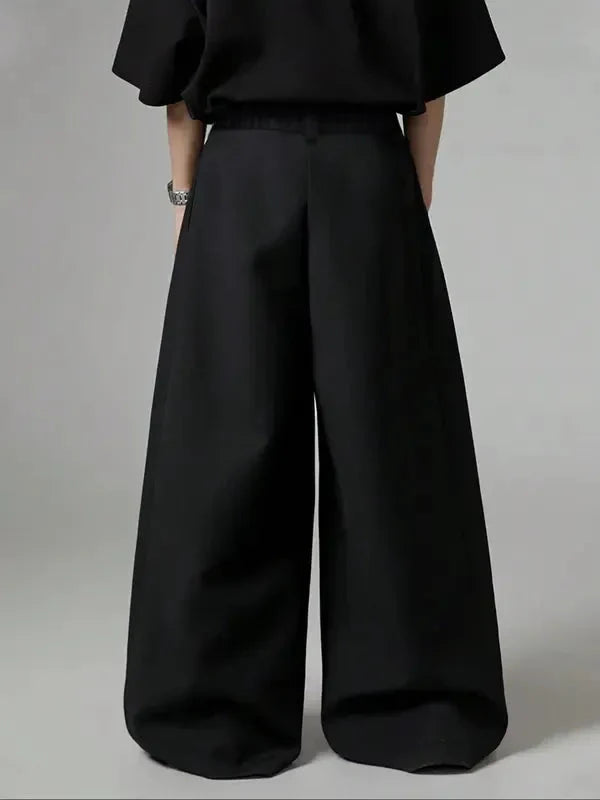 Torino Wide-Leg Tailored Trousers  Drako™️