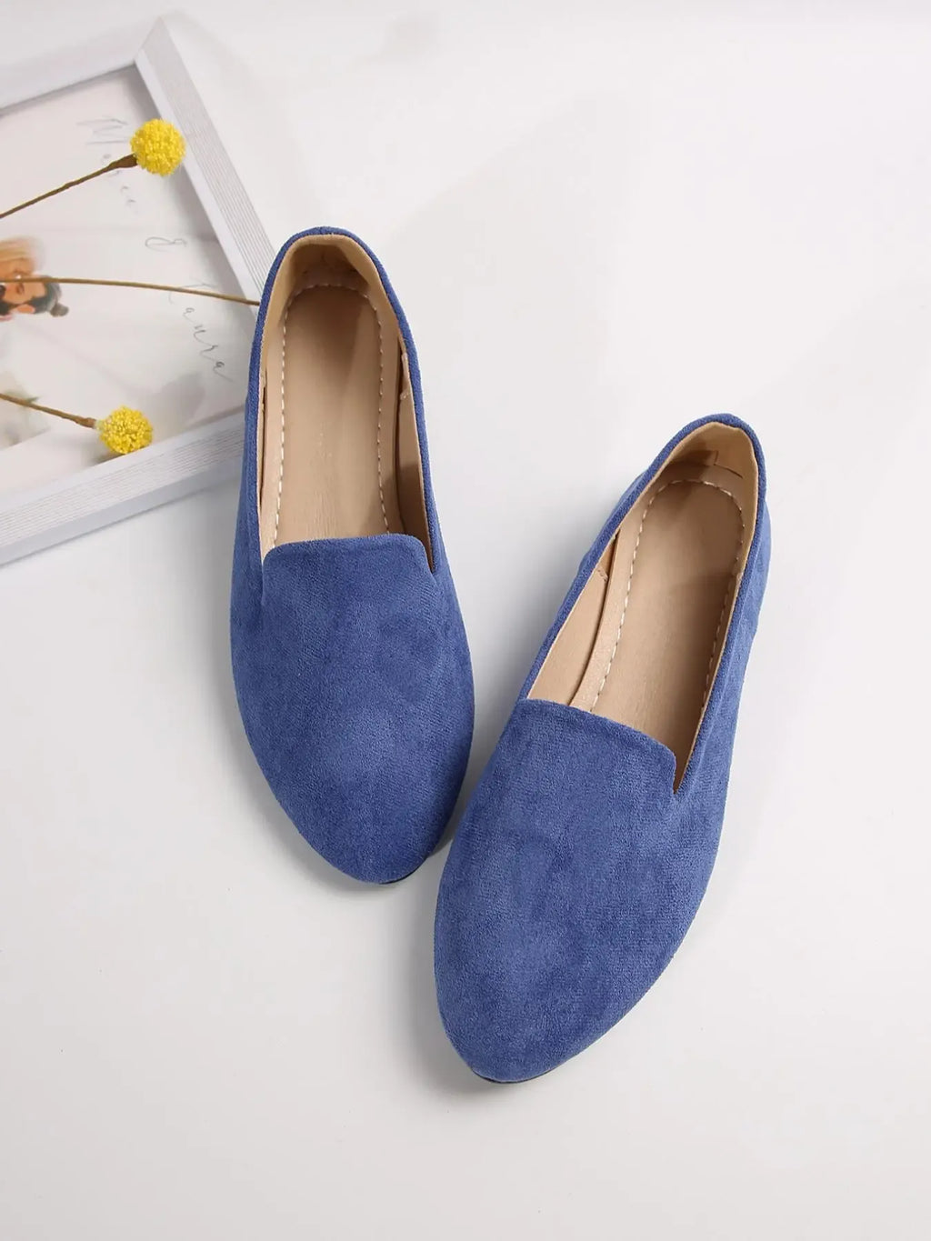 Verona Suede Slip-On Flats
