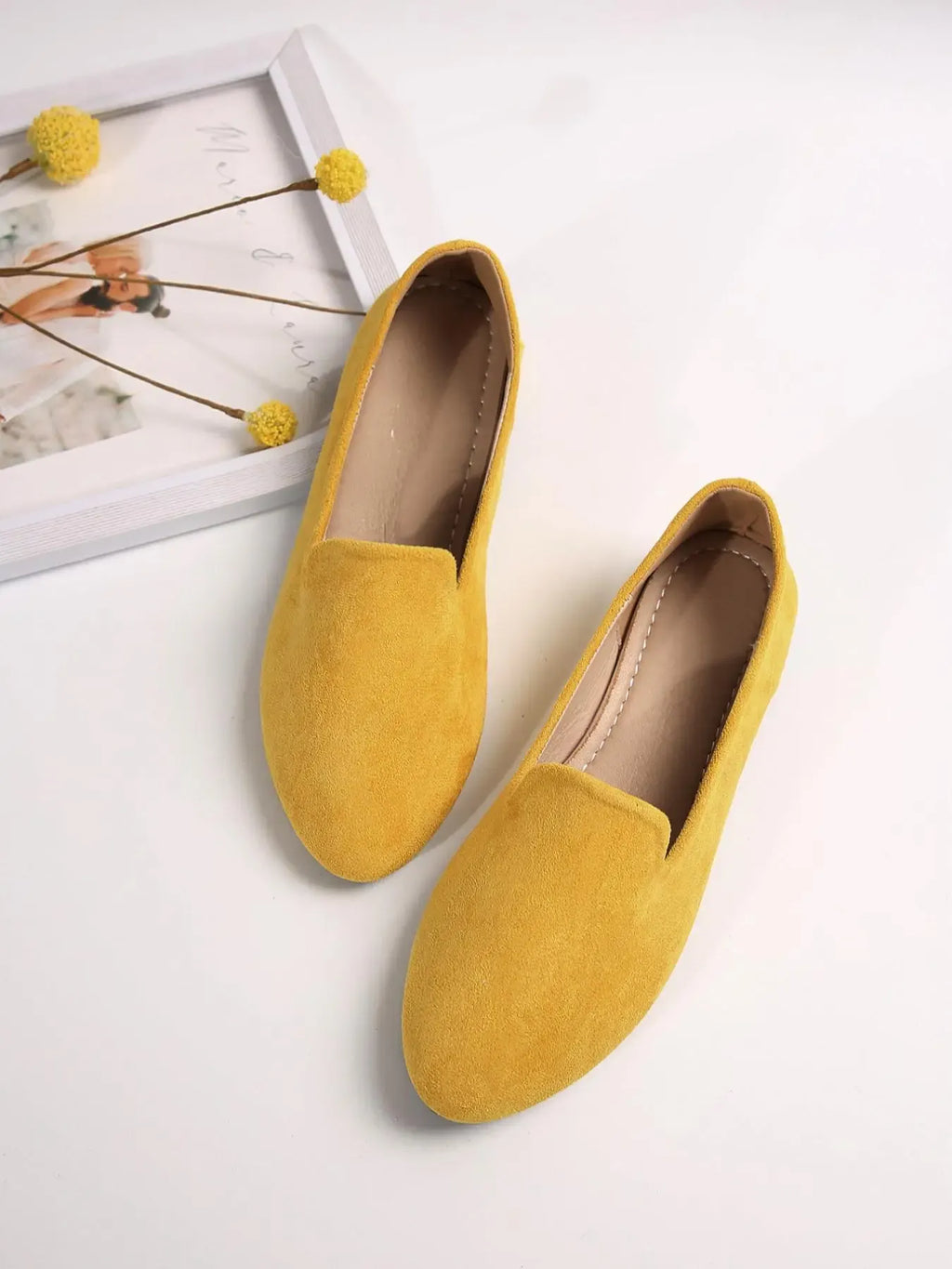 Verona Suede Slip-On Flats