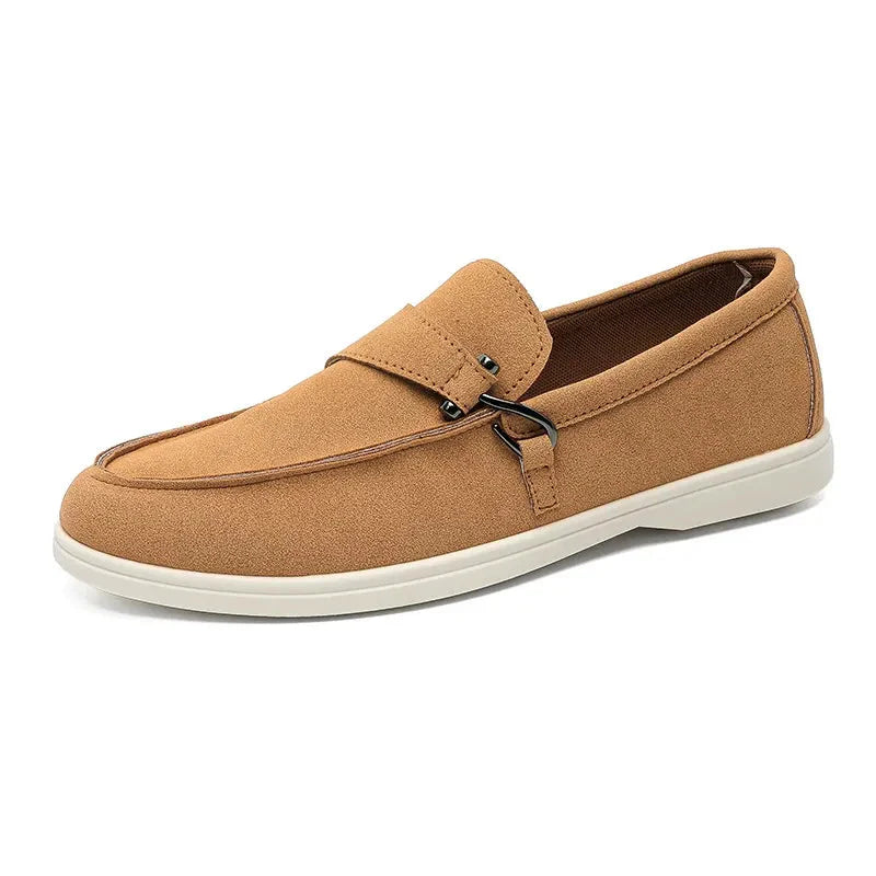 Sorrento Buckle Suede Loafers  Drako™️