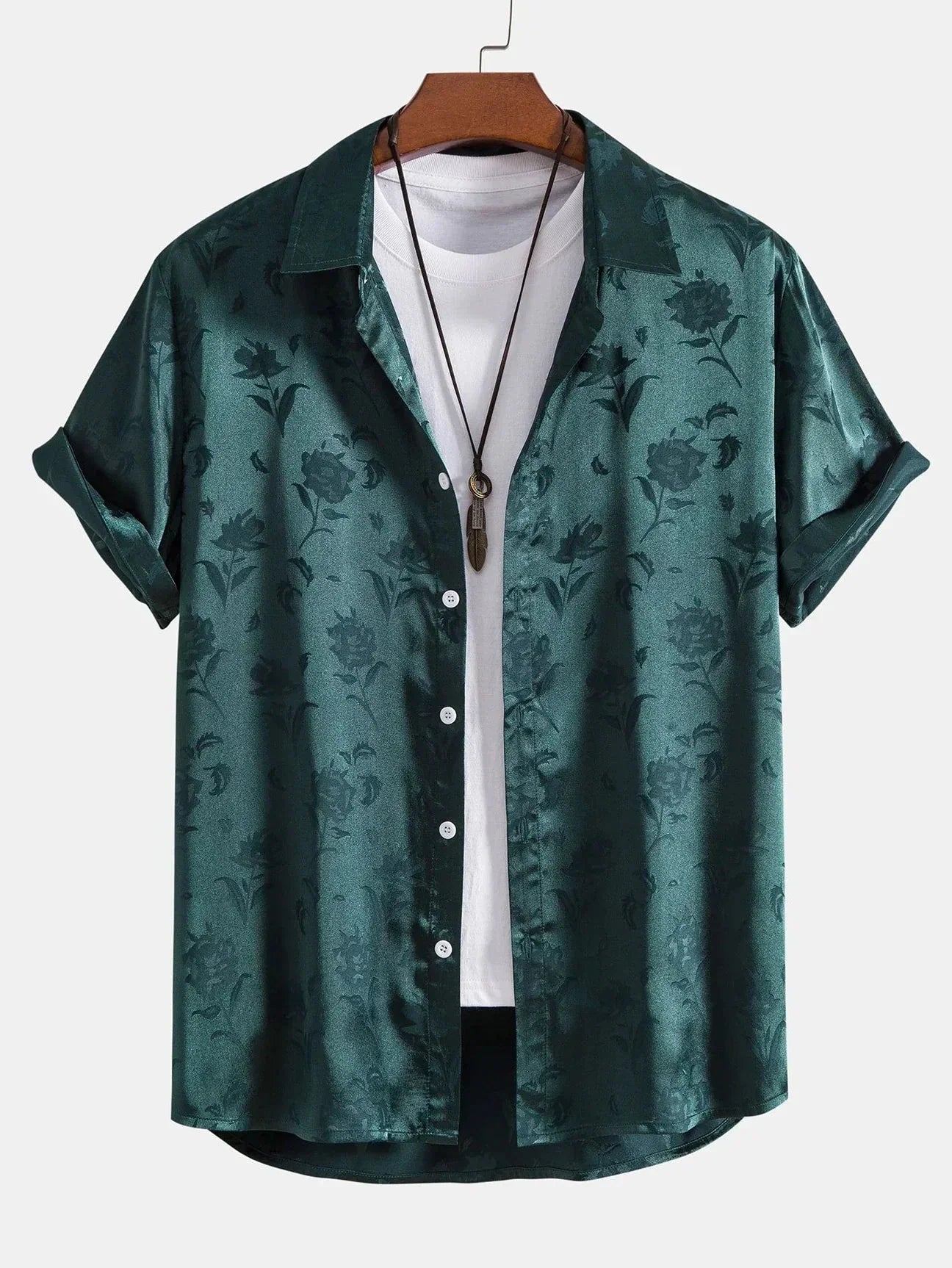 Midnight Rose Bloom Shirt  Drako Watches
